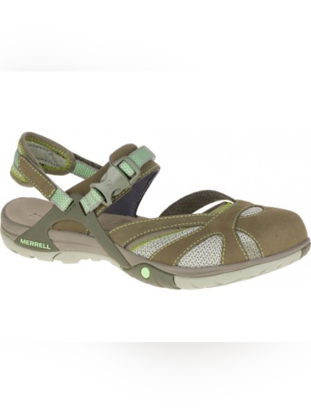 Merrell Olive Green and Mint Outdoor Sport Sandal